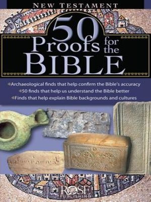 cover image of 50 Proofs for the Bible: New Testament